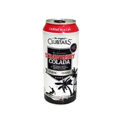 The Original Clubtails Strawberry Colada Premium Cocktail