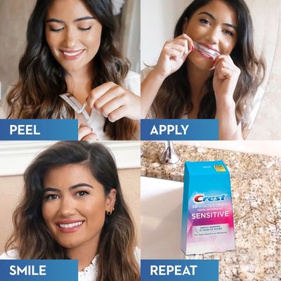 Crest 3D White Whitestrips Gentle Routine Teeth Whitening Kit