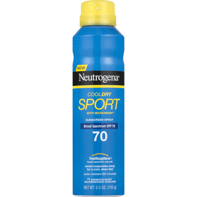 Neutrogena® Cooldry Sport Sunscreen Spray Broad Spectrum SPF 70