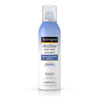 Neutrogena® Ultra Sheer Body Mist Sunscreen Broad Spectrum SPF 45