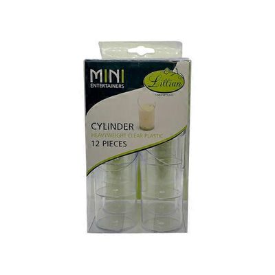 Lillian Mini Clear Plastic Cylinder