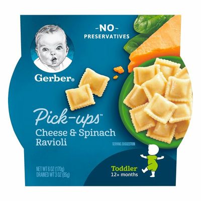 Gerber Cheese and Spinach Ravioli