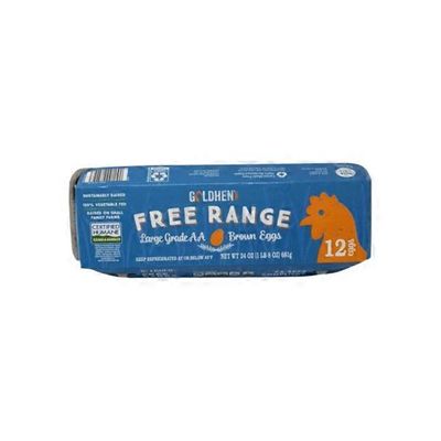 Goldhen Eggs Grade AA Free Range Large Brown Eggs