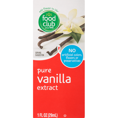 Food Club Vanilla Extract, Pure