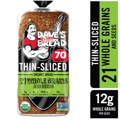 Dave's Killer Bread Thin-Sliced 21 Whole Grains and Seeds Organic Bread