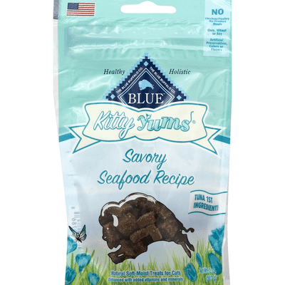 Blue Treats for Cats, Natural Soft-Moist, Savory Seafood Recipe
