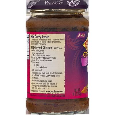 Patak's Curry Paste, Concentrated, Mild