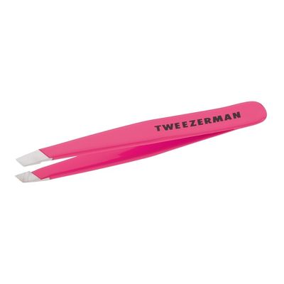 TWEEZERMAN Mini Slant Tweezer - Neon Pink (In Tube)