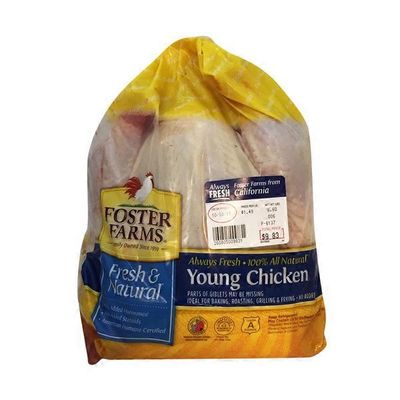 Foster Farms Whole Young Chicken Per Lb Instacart