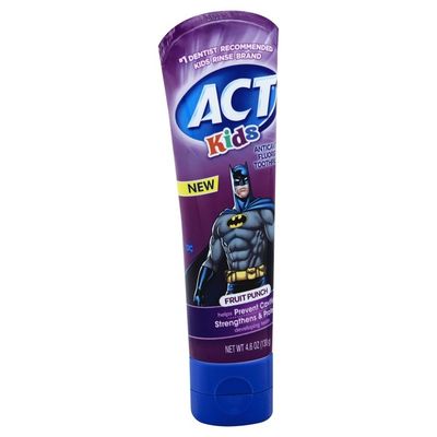 ACT Toothpaste, Anticavity Fluoride, Fruit Punch