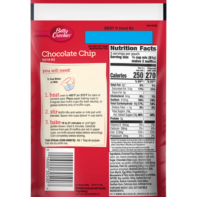 Betty Crocker Chocolate Chip Muffin Mix