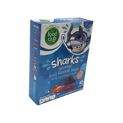 Food Club Fd Fruit Snacks Sharks