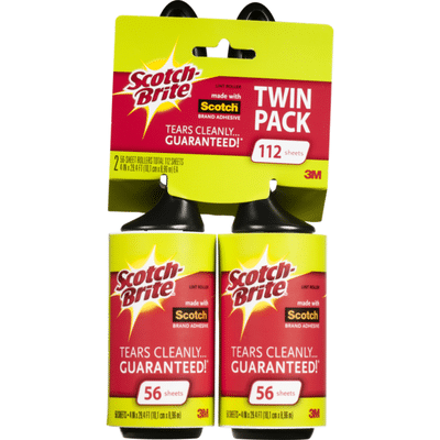 Scotch-Brite Lint Roller Twin Pack