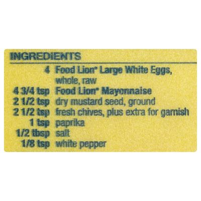Food Lion Eggs, White, Large, Carton
