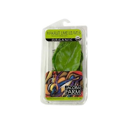 Jacobs Farm Organic Kaffir Lime Leaves 0 75 Oz Container Delivery Or Pickup Near Me Instacart