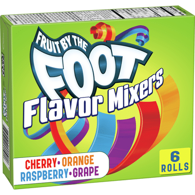 Fruit by the Foot Fruit Snacks, Mixers Flavor, 6 Count