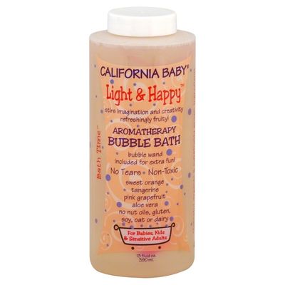 California Baby Bubble Bath, Aromatherapy, Light & Happy