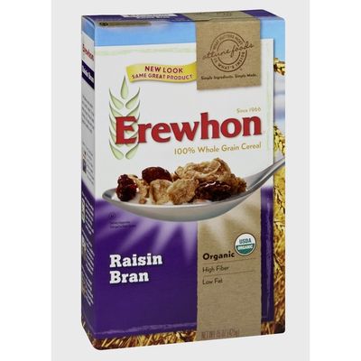 Erewhon Raisin Bran 100% Whole Grain Cereal