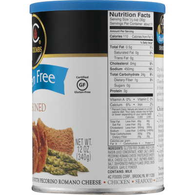 4C Crumbs, Gluten free, Seasoned