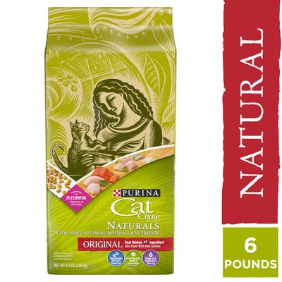 Purina Cat Chow Natural Dry Cat Food, Naturals Original