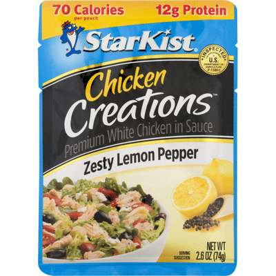 StarKist® Chicken Creations® Zesty Lemon Pepper - 2.6 oz Pouch