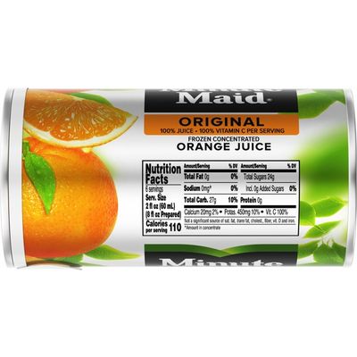 minute maid frozen orange juice