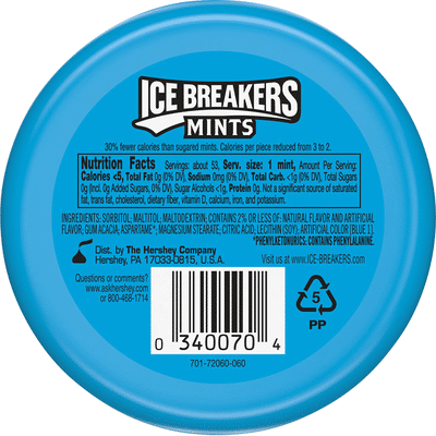 Ice Breakers Mints, Sugar Free, Coolmint