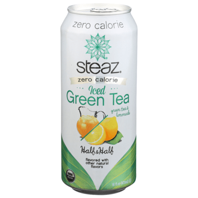 tea half iced steaz calorie zero