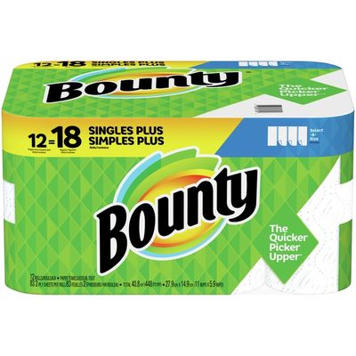 Bounty Select-A-Size Paper Towels, White