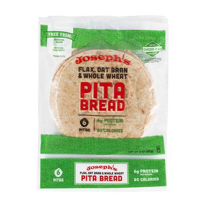 Joseph's Free From Flax, Oat Bran & Whole Wheat Pita Bread