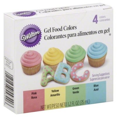 Wilton Food Colors, Gel, 4 Colors