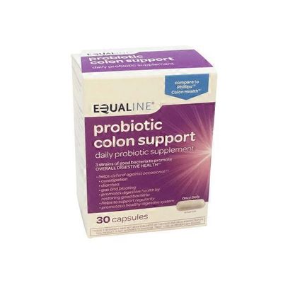 Equaline 4-in-1 symptom defense probiotic colon support daily probiotic Dietary supplement capsules