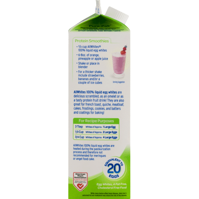 All Whites 100% Liquid Egg Whites