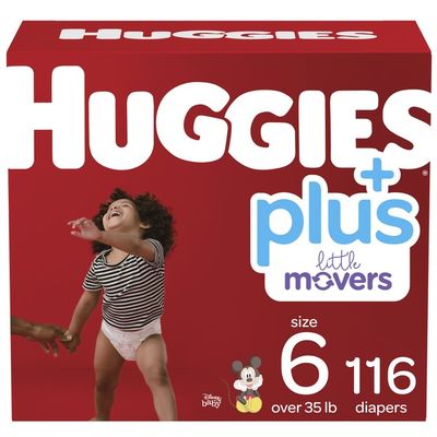 Huggies Diapers, Disney Baby, 6 (Over 35 lb)