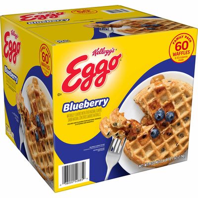 Eggo Frozen Waffles Frozen Breakfast Blueberry 74 1 Oz Delivery Or Pickup Near Me Instacart