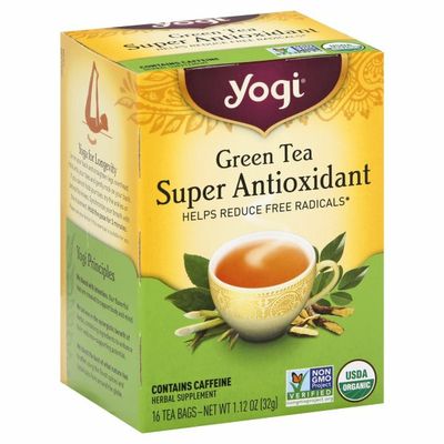 Yogi Tea Green Tea, Green Tea Super Antioxidant Tea, Helps Reduce Free Radicals
