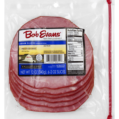 Bob Evans Farms Ham, In Natural Juices, Slices (6 Each) Delivery Or ...