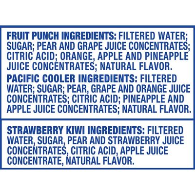 Capri Sun Fruit Punch, Strawberry Kiwi & Pacific Cooler Naturally Flavored Juice Drink Blend Variety Pack