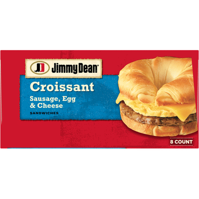 Jimmy Dean Frozen Sausage, Egg & Cheese Croissant Breakfast Sandwich