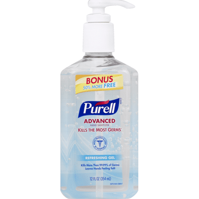 Purell Hand Sanitizer, Advanced, Refreshing Gel