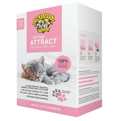 Dr. Elsey's Kitten Attract #1 Kitten Training Litter Hard Clumping Multi-Cat Litter