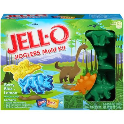 Jell-O Jigglers Berry Blue & Lemon Zoo Mold Kit