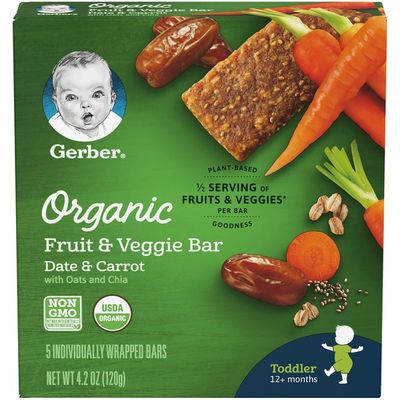 Gerber Organic Fruit & Veggie Bar