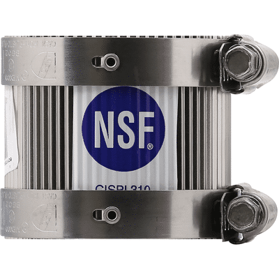 Nsf Coupling, Cast Iron, Plastic, 1-1/2 Inch