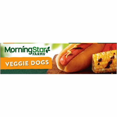 Morning Star Farms Meatless Hot Dogs, Plant Based Protein, Frozen Meal, Original