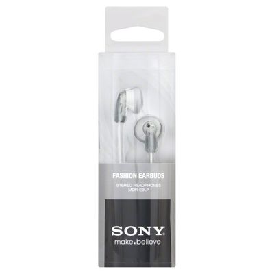 Sony Stereo Headphones, Fashion Earbuds, Gray