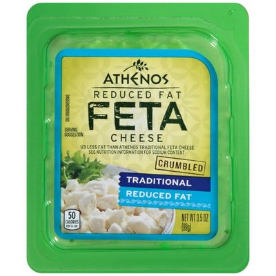 Athenos Traditional Crumbled Feta Cheese with Reduced Fat