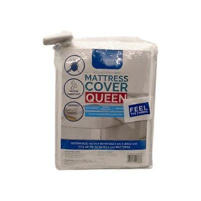 Interiors by Design Queen-Size Zippered Fabric Mattress Covers