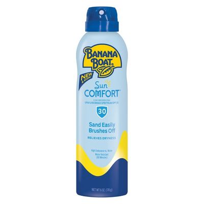 Banana Boat SunComfort Clear Spray Sunscreen Broad Spectrum