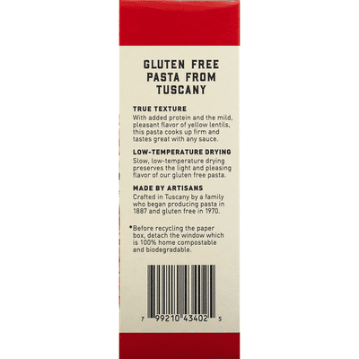 bionaturae Rice & Lentil Pasta, Gluten Free, Fusilli